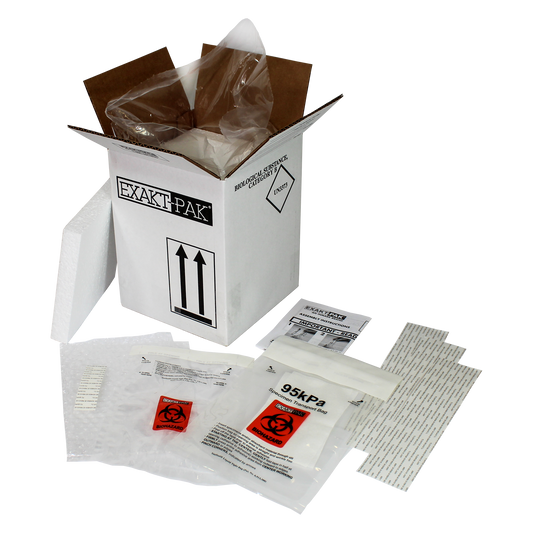 MD8702V06 - EXAKT-PAK® Category Cool D-Pak® Insulated Shipping Solution for Blood Tubes, Urine Tubes and Vials