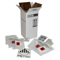 ME-A8753V12 - EXAKT-PAK® DX-Pak® Exempt Frozen Diagnostic Animal Specimen Insulated Shipping Solution for Blood Tubes, Test Tubes and Vials