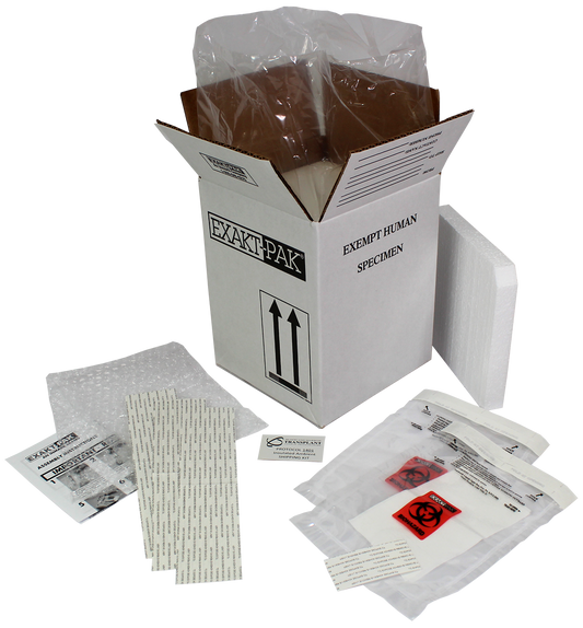 Exempt Human Specimen : ME-H2402BV06BMT : 6 vials Insulated Ambient (Max Payload Dim. 5" x 5" x 9.375)