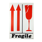 Fragile w/Orientation Arrows Labels (500 Roll, 4"x6") - (DGFARROWS)