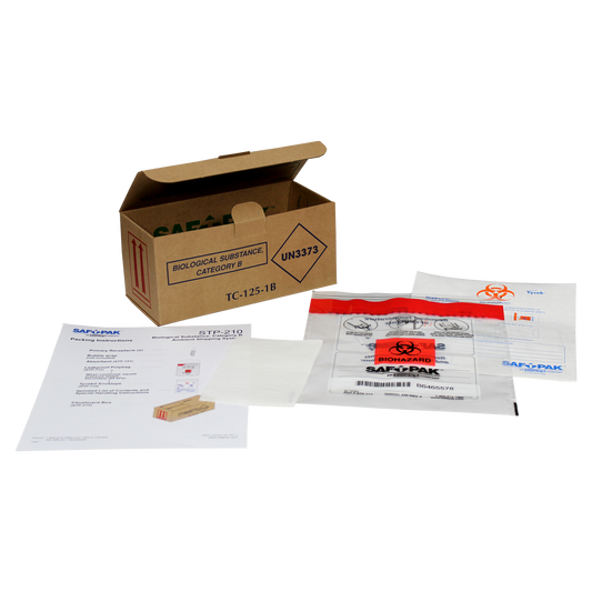 Saf-T-Pak® STP-210 Category B Ambient Shipping System (UN 3373), Small, 10/Case
