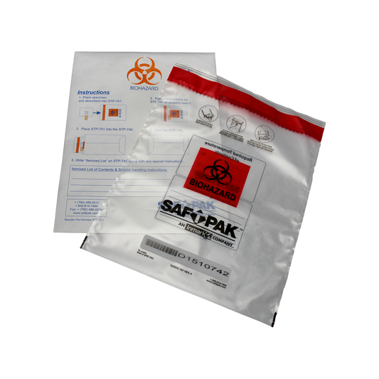Saf-T-Pak® STP-740 - Disposable 2 - Part Secondary Pressure Vessel (95 kPa), Extra Large, 50/Case