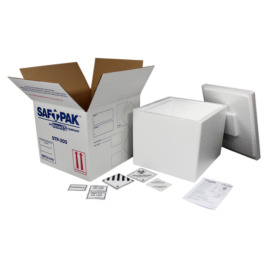 Saf-T-Pak® STP-300 Category A Frozen Insulated Shipping System (Overpack for UN 2900, UN 2814), 4/Case