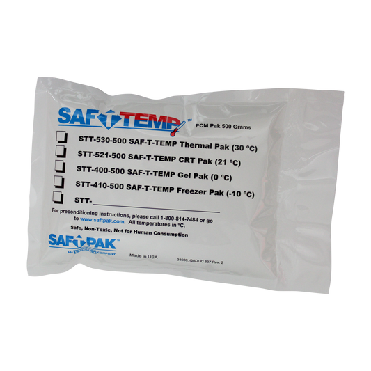 STT-410-500 - Saf-T-Temp® -10°C Refrigerated PCM Freezer Paks, 500g, 16/Carton