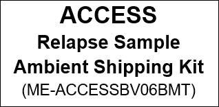 Exempt Human Specimen : ME-ACCESSBV06BMT  : 6 vials Insulated Ambient (Max Payload Dim. 5" x 5" x 6.875") - NMDPVIP - Clinical Studies