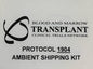 Exempt Human Specimen : ME-H1904BV06BMT : 6 vials Insulated Ambient (Max Payload Dim. 5" x 5" x 9.375)